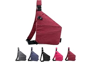 HIDRUO Wander Plus Anti Theft Bag, Waterproof Anti-theft Crossbody Shoulder Bag, Side Slim Sling Bag for Outdoor