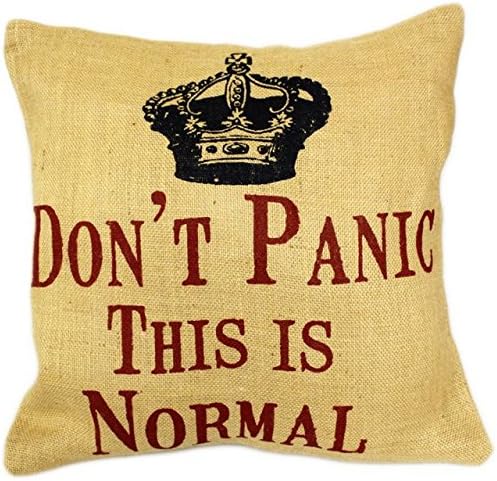 Ancient Wisdom Cushion Cover Don't Panic