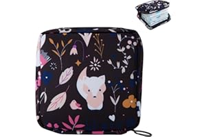 HSENTIMENH Bolsa Menstrual Bolsa Tampones Bolsa de Almacenamiento para Tampones Bolsa de Servilleta Sanitaria Portátil Neceser Pequeño Multifuncional para Toallas Sanitarias, Toallas, Pintalabios, Llaves