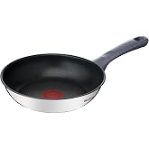 Tefal Daily Cook &ndash; Frying Pan 20 cm, Stainless Steel | 20 cm frying pan, Ergonomic handle, Non-stick coating, Induction safe,
