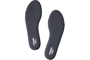 LTOHOE Memory Foam Insoles for Men and Women, Cushioned Shoe Insoles for Running Shoes, Trainers, Work Boots and Walking Shoes, Shock Absorbing Foot Pain Relief Comfort Inner Soles UK Size 3 to 12