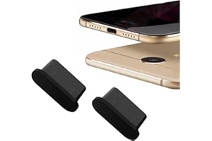 MOELECTRONIX 2x USB 3.1 Typ C Staubschutz passend für Samsung Galaxy A56 A36 A26 A16 A06 A55 A35 A25 A15 A05 A54 A34 A14 A53 A33 A13 4G 5G Z Fold Note 20 Kopfhörer Schutz Kappe Staub Stöpsel Type C AA Schwarz