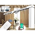 HC-SMART-HOME DIY 3-Meter Remote Control Smart Electric Curtain Tracks, Motorized Curtain Rods, Automatic Curtain Rails for H