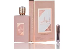 Perfume Ameerat Al Arab Prive Rose (ORIGINAL) Princess of Arabia Prive Rose Eau de Parfum Woman Oud Oriental Musk 100 ml Notas:Flor,Fruta,Almizcle+REGALO Atomizador 5 ml DRIKANBEST recargable