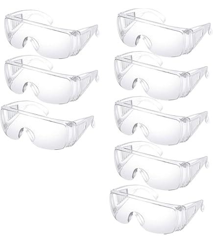 Goodway Occhiali Di Protezione Da Lavoro, 12 Pezzi, Con Protezione - Foto 3