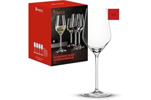 Spiegelau 4670185 - Juego de 4 copas de champán (cristal, 310 ml)