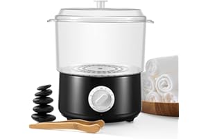 Calentador de toallas, SenDeluz Calentador Toallas Electrico con Clip para Toallas, Calentamiento Rápido, Calentador de Toallas Estetica de Gran Capacidad para Spa, Faciales, Peluquería, Uso Doméstico