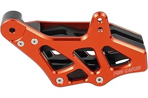 NICECNC Arancione Protezione guida catena Motocross Compatible with KTM SX SXF XC XCF XCW EXC EXCF SD 6D 125-530 2008-2023,FREERIDE 250 R 350 2014-16,85 SX 2018-19,690 SMC/R/ABS 2010-14,See Fitment