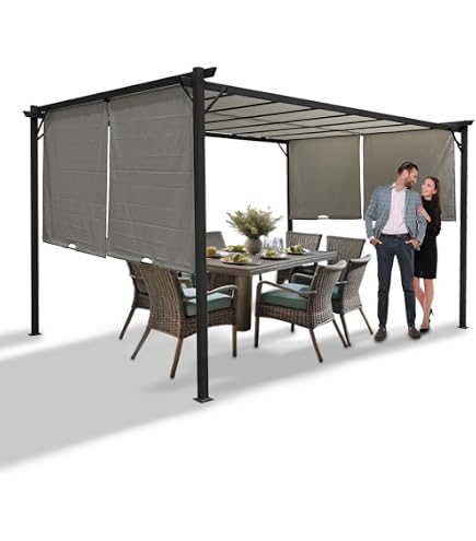 SolidBASIC Terrassenüberdachung Aus Leimholz – 300x300 Cm, Inkl. Stegplatten & Alu-Profilen, Made In Germany, Naturbelassen