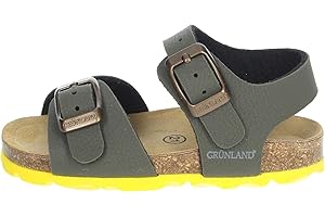 GRÜNLAND IL BENESSERE È NATURALE Grunland Junior Sandalo Bambino SB0025-40 Aria Verde