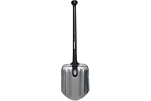 Fiskars Pelle de secours ultra légère, Poids: 479 g, Longueur: 70 cm, Tête en aluminium/Manche en plastique, Noir, 1001574