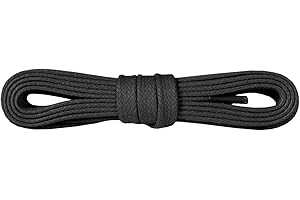 Kaps Cordones Botas Planos Encerados, 100% Algodón Fino, Coloridos, Ancho 5 mm, Muchos Colores y Longitudes, Hechos en Europa