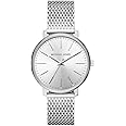 Michael Kors Women's Watch Pyper, 38 mm Case Size, Three Hand Movement, Stainless Steel Strap