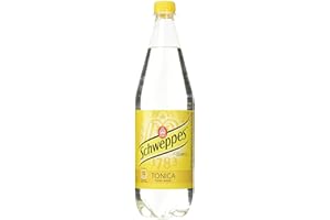 Schweppes Acqua Tonica Bibita Analcolica Gassata - Confezione da 6 x 1 Litro