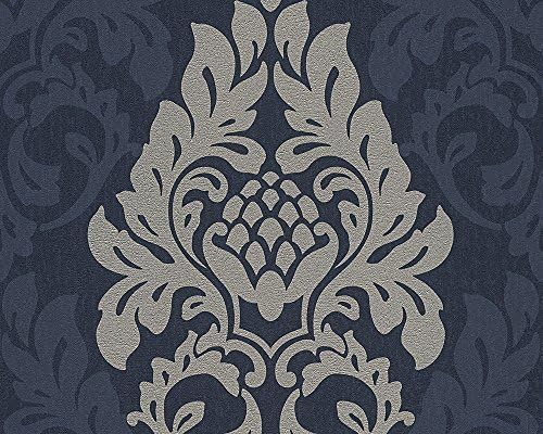 A.S. Creation 961905 Non-Woven Wallpaper Kollektion Fleece Royal, Blue