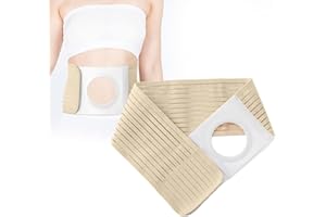 DIFLAX Faja para Colostomía Adulto, Cinturón de Ostomía Unisex, Cinturón de Ostomía CONFORT, Faja Colostomía para Hombre y Mujer, Cinturón Colostomía accesorios, Faja Cirugía Abdominal Hernia (XL)