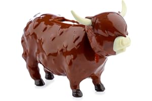 Puckator Highland Coo Cow Solar Pal - Home Office Table Desk Dashboard Car Decor Decoration - Gift Ideas - Gifts For Teenage Old Boy Girl Dad Mums - Powered KIds Toys Toy Figure Figures