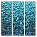 Produktbild JP London 3 Panels bei 16 in von 48 in ltcnv1 X 781443 JPL und Henry Jager Geschenk aufgeteilt School of Jackfish Ocean Sea Life Triptychon 3 große insgesamt Schwerer Galerie Wrap Leinwand, extra groß