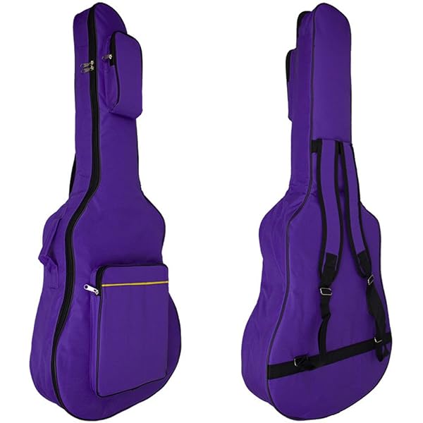 Housse Guitare Classique 3/4 Zoundhouse - Rembourrage 12mm, Sac à Dos, Poche Avant, Rose - 11