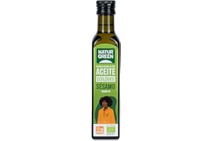 NaturGreen Aceite de Sésamo Bio de Primera Presión (502278), 250 Mililitros