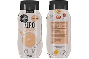 Quamtrax Nutrition - Salsa Gourmet Zero 0% Calorías - 330ml - Sabor auténtico, sin grasas y ligera (330, Cocktail)