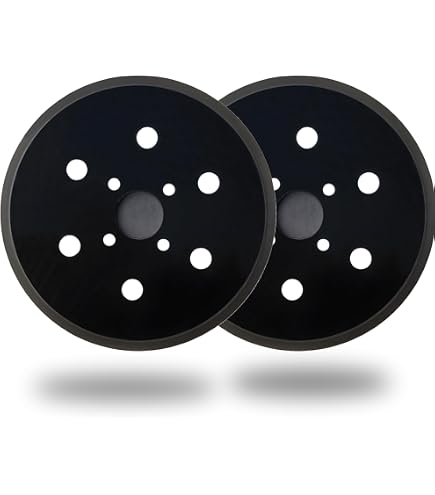 6-Inch 17-Hole Hook & Loop Sander Backing Pad – Replacement For Makita BO6030/BO6040 & Festool RO1/ES150/ET2