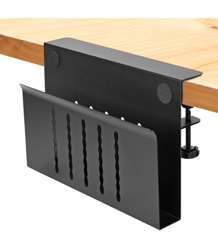 Laptop Halterung Für Schreibtisch - Verstellbarer Seitenträger Ohne Bohren, Platzsparend & Stabil