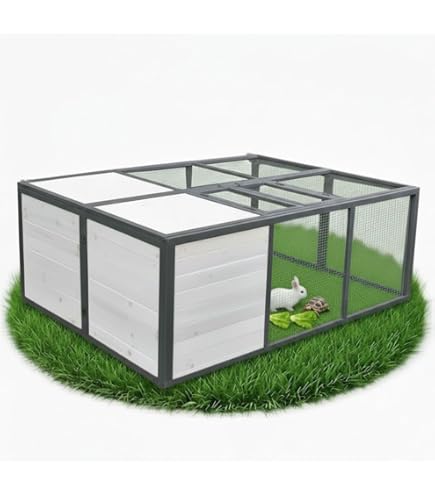 Melko Kattenhuis 50 x 45 x 43 cm met inklapbaar deksel en helling, winterbestendig
