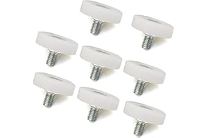 YUANQIAN Piccola rotella in nylon con cuscinetto per cassetti, mobili in lamiera di ferro e armadietti di posizionament0 (19mm*8pcs)