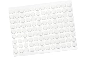 Adsamm® / 108 x antiscivolo autoadesivi / bianchi / Ø 10 mm / tondi / piedini adesivi antisdrucciolo in gomma espansa EPDM / cuscinetti protettivi per arredi Adsamm® Quality