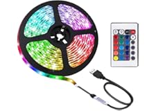 Gluckluz 2M LED Strip Light TV Bias Backlight Kit for HDTV Desktop PC Fish Tank Decorations, Waterproof RGB Monitor Lighting 