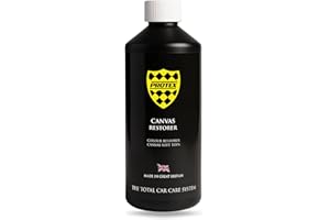 PROTEX Convertible Soft Top Canvas Restorer (Black) 500ml - Colour Restores Like New