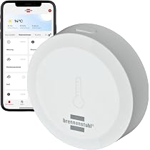 Brennenstuhl Connect Zigbee Termostato Inteligente HT CZ 01 – Control Por App Y Voz, Ahorra Hasta Un 30% En Calefacción, Compatible Con Alexa Y Google