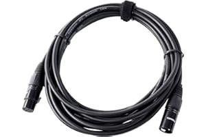 Pronomic 26590 Stage Pro-Line XFXM-5 Kabel XLR, Czarny, 5m