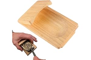 Eteslot oysterclamp, Kit Apertura ostriche, attrezzo per Aprire Le ostriche, Apri ostriche Professionale, Coltello ostriche, Ferma ostriche, Morsetto per sgusciare Le ostriche Wooden