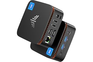 NiPoGi Essenx E1 Mini PC W-11 Pro Ιntel Alder Lake N95(Mieux Que N100) 16Go DDR4+1To M.2 SSD,Ordinateur de Bureau Dual Bande WiFi/BT4.2/4K@60HZ UHD Dual Display HDMI+DP 1.4/RJ45/Tour PC VESA Supporté