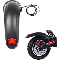 Garde-boue Arrière Pour Scooter électrique 8,5 Pouces - ABS+PC Noir - Compatible 4 Trous - Protection Anti-éclaboussures