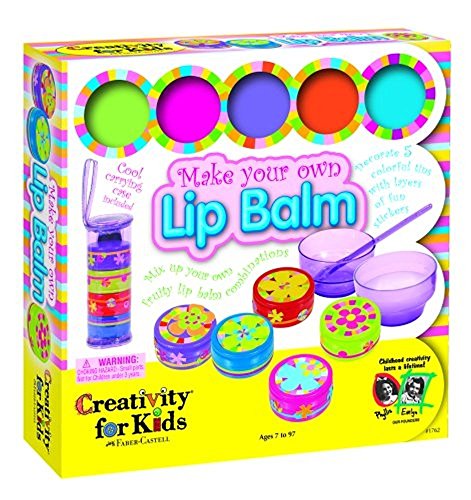 Create your own Customized Brightly Colored Lip Balm Make Up Kit for Girls / Toys Game Play Kids Childrens Child Toddler Baby Cool Activity Educational Creative Fun Special Unique Devlopment Developmental Friends Boys Girls Present Latest Newest Learning Outdoor Indoor Room Home House Easy Coolest Hands Smart Motoric Classic Constructions Preschool Popular Large Little Small Big