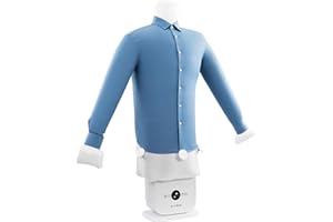 ‎KLAMER KLAMER Hemdenbügler Pro 1400W Bügelpuppe mit Aufsätzen für Hemden, Hosen & Schuhe – Automatischer Hemdglätter, Hosenbügler & Schuhtrockner für faltenfreie, trockene Kleidung ohne Bügeln