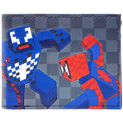 Cartera de Marvel Spider-Man 8-Bit Style Multicolor
