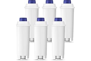 Molifal Vattenfilter, ersättning för Delonghi helautomatiska kaffemaskiner DLSC002-filter, kompatibel med Delonghi Dinamica