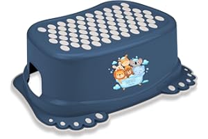 ‎BABYKAJO Kinderhocker TÜV Rheinland geprüft! Kinder Toilettenhocker mit Anti-Rutsch Beschichtung für Stabilität. – Kinder Hocker