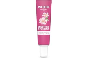 Weleda Smoothing Eye Cream with Wild Rose & White Tea, Reduces Wrinkles, For Dark Circles & Puffy Eyes, with Caffeine, Anti-Oxidant, Vegan, 12ml