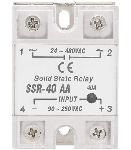 Watris Veiyi Halfgeleiderrelais, 40 A DC 0 ~ 10 V - AC 0 ~ 250 V relais Watris Veiyi Halfgeleiderrelais, 40 A DC 0 ~ 10 V - AC 0 ~ 250 V relais