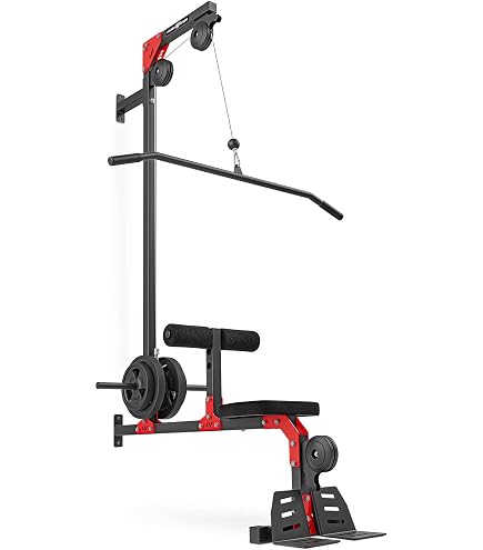 Station De Traction Murale K-Sport - Câble Supérieur Et Inférieur, Charge Max 140 Kg, Acier, 83,7x40x25,5 Cm