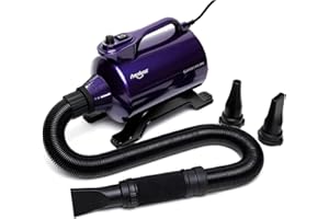 shernbao Sèche-Cheveux Séchoir Animaux Pulseur Professionnel à Haute Vitesse pour Chien 5.0HP (Violet)