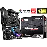 MSI MPG B550 GAMING PLUS ATX Scheda madre gaming AMD AM4 DDR4 M.2 USB 3.2 Gen 2 HDMI ATX, AMD Ryzen 5000 Series