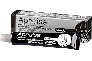 Apraise Tinta per ciglia e sopracciglia, nero numero 1