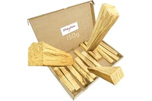 Majillux Palo Santo Incienso Natural 150 gr, Incienso Palo Santo para Quemar, Madera Sagrada Premium Origen Perú