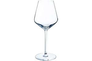 COUZON - Verre à vin - Lot de 4 - Sirius - Krysta, Contenance 29 cl, Dimensions : H20.6 cm x Diamètre 8.3 cm - Transparent